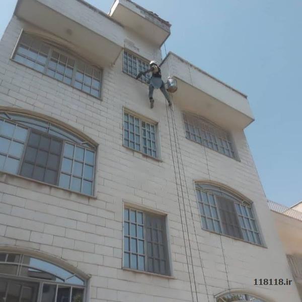 راپل کار با طناب بدون داربست